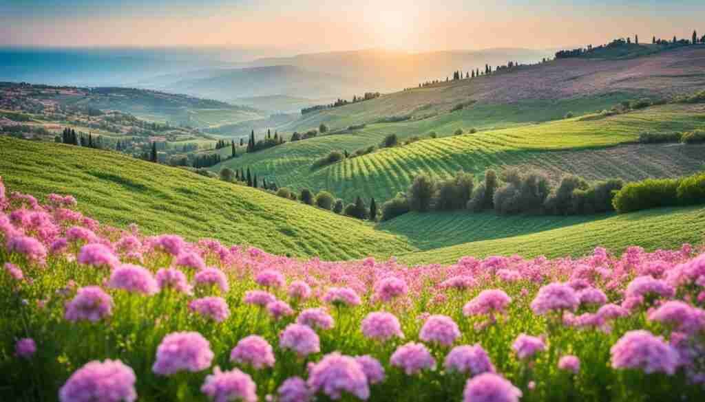 Pink Flowers Lebanon