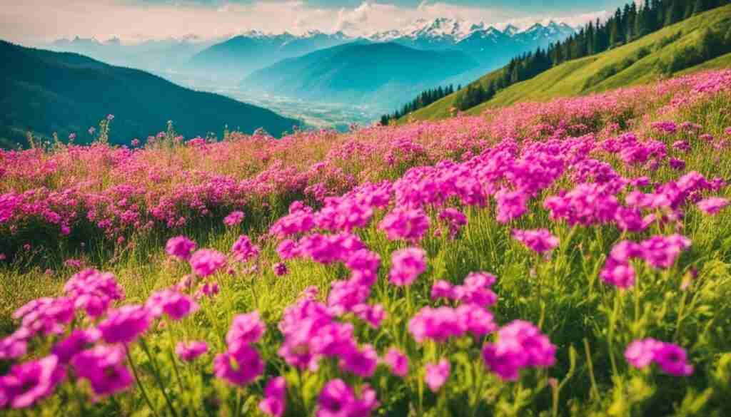 Pink Flowers in Abkhazian Culture