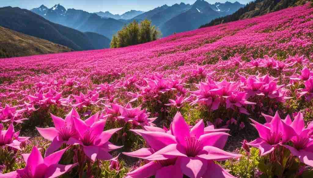 Pink Flowers in Afghanistan Pink Flowers in Afghanistan