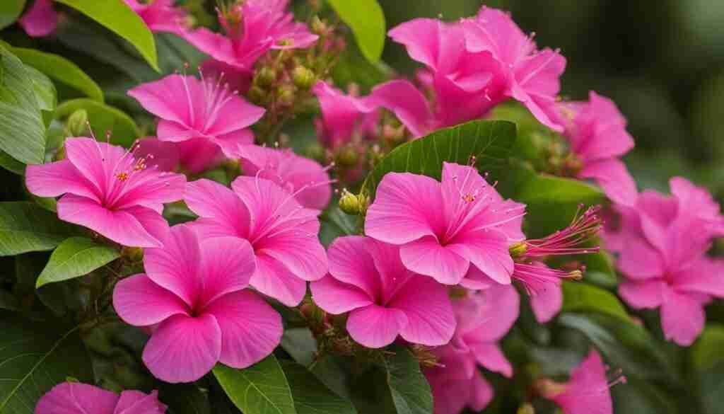 Pink Flowers in Antigua and Barbuda