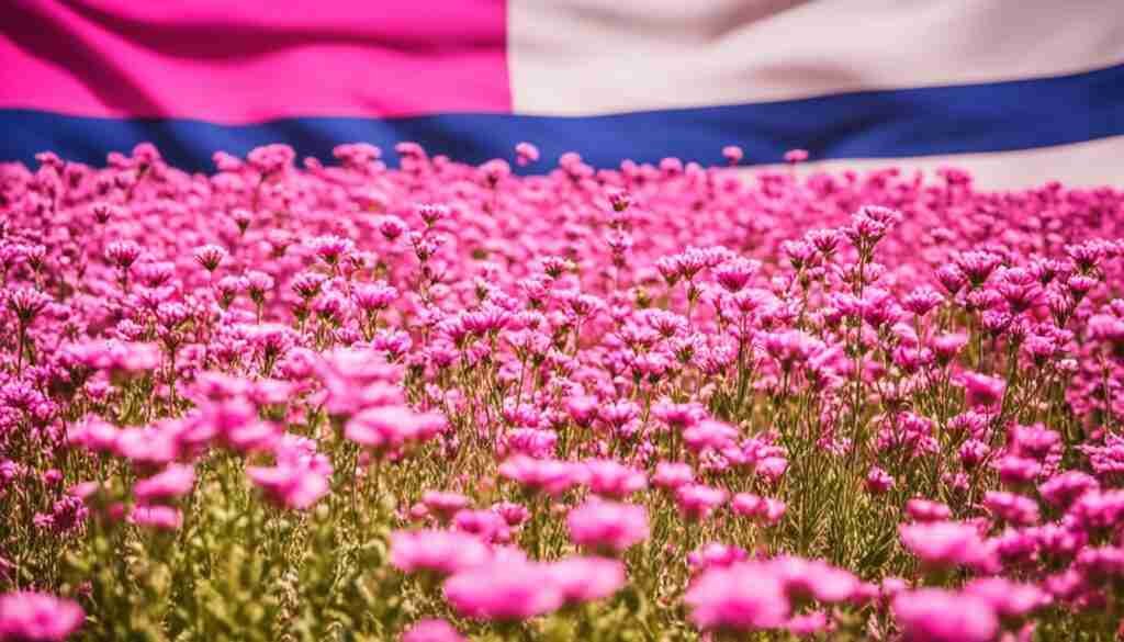 Pink Flowers in Chad Culture