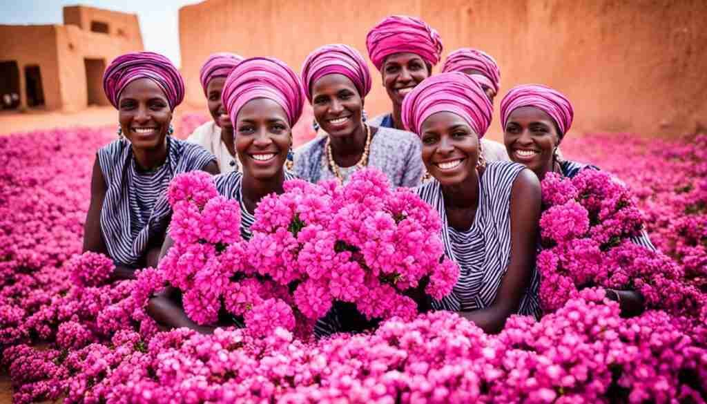 Pink Flowers in Culture