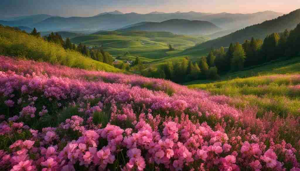 Pink Flowers in Culture