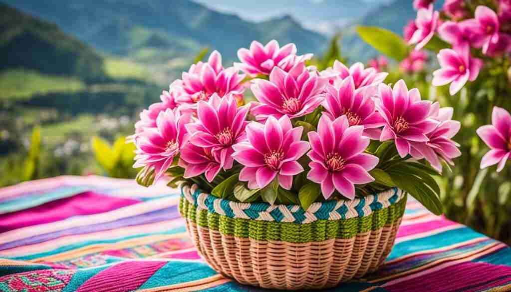 Pink Flowers in Ecuadorian Culture Pink Flowers in Ecuadorian Culture