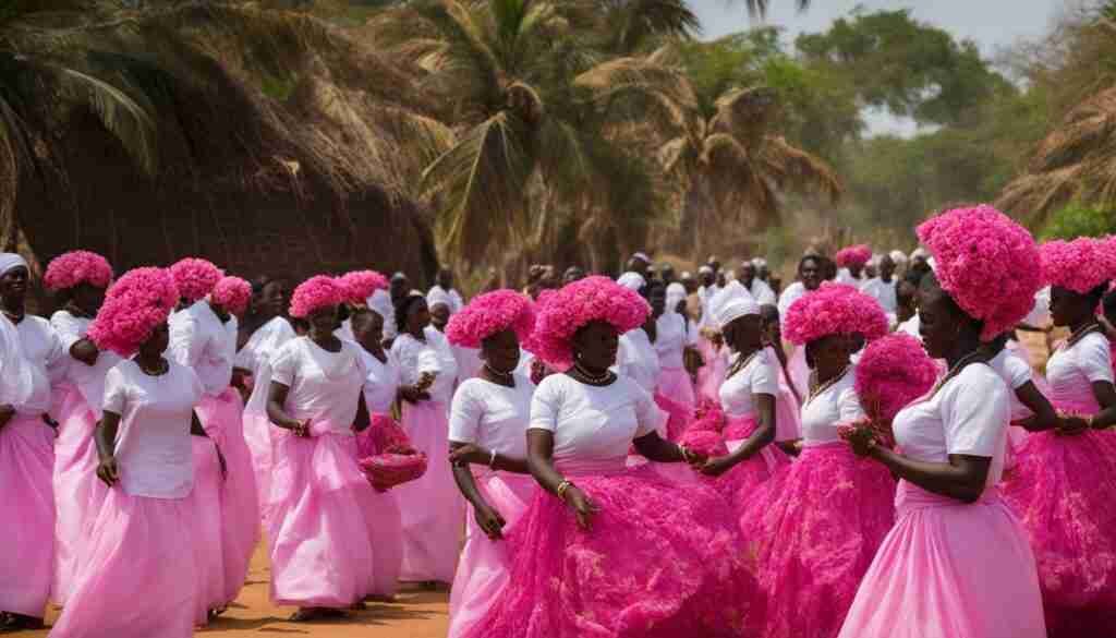 Pink Flowers in Gambian Culture Pink Flowers in Gambian Culture