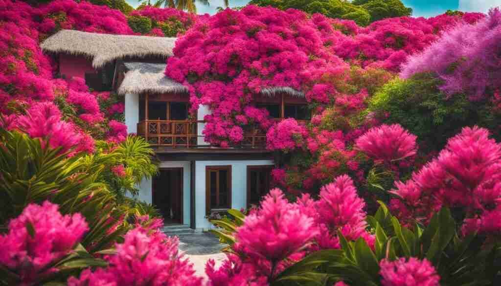 Pink Flowers in Maldivian Culture