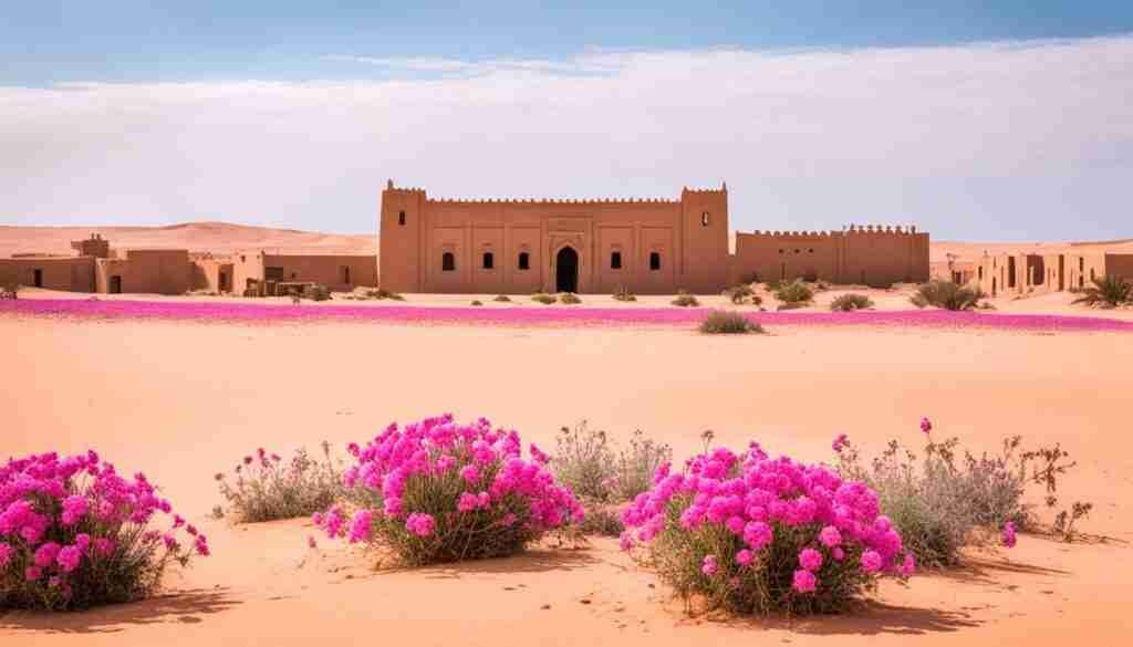 Pink Flowers in Mauritanian Culture