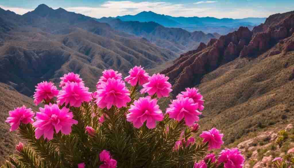 Pink Flowers in Mexico