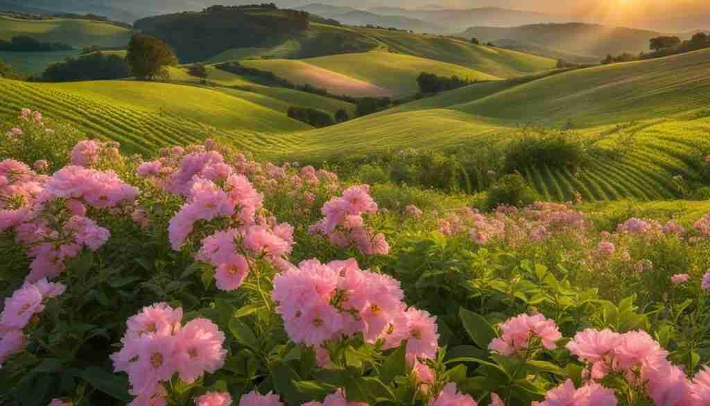 Pink Italian Flowers Pink Italian Flowers