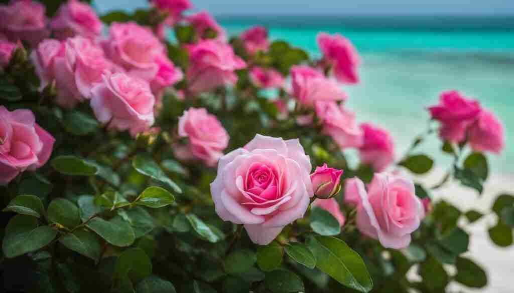 Pink Rose in Maldives