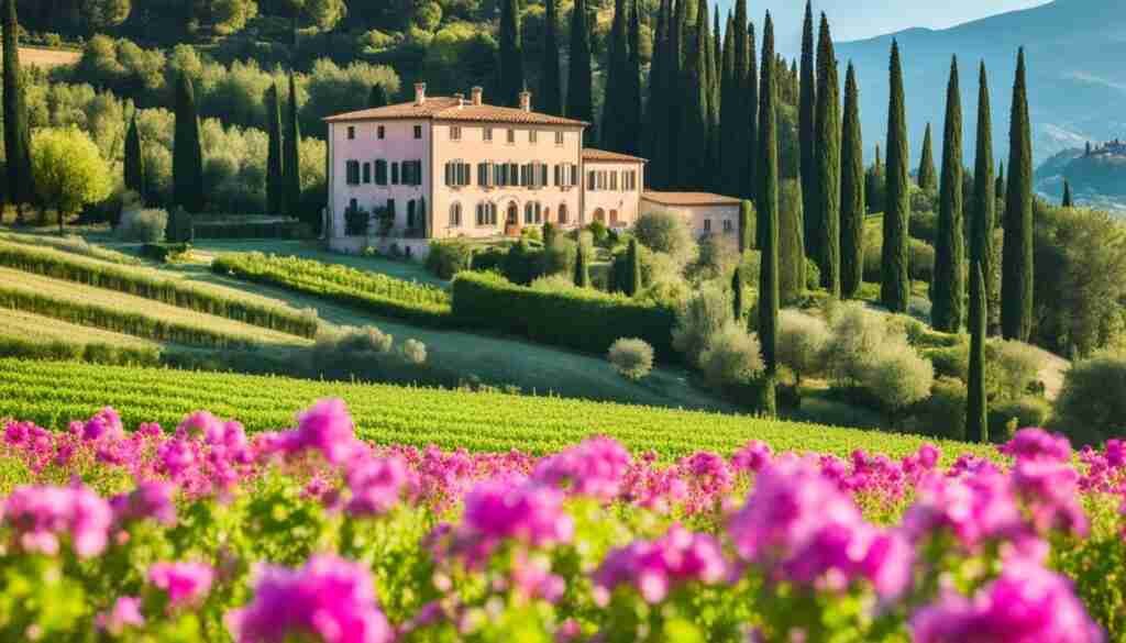 Pink flowers in Italian Culture Pink flowers in Italian Culture