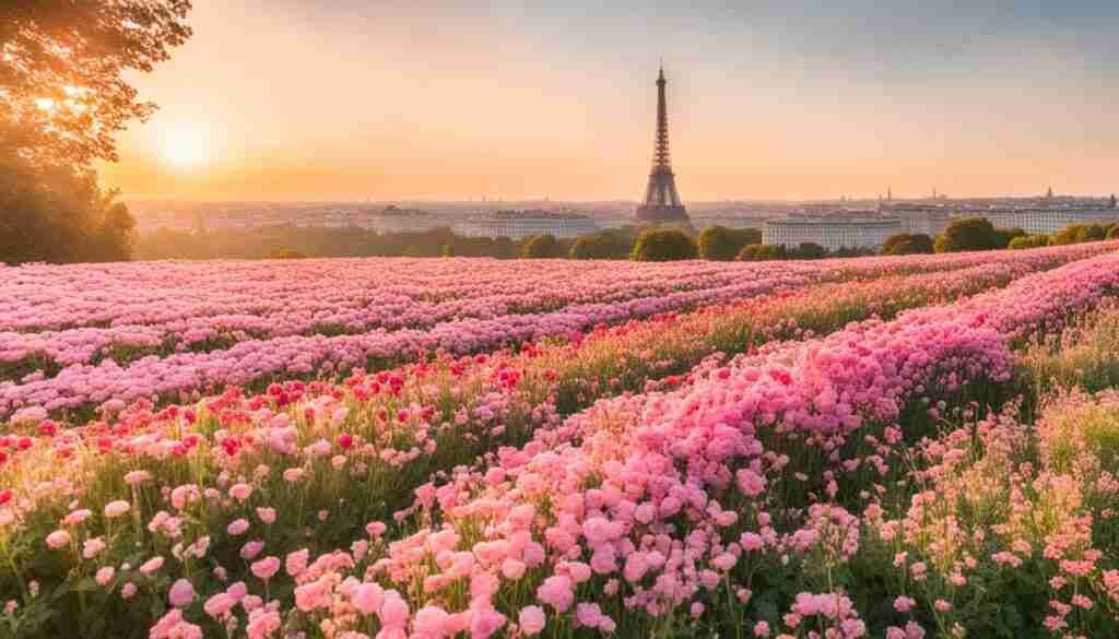 Popular Pink Flowers in France