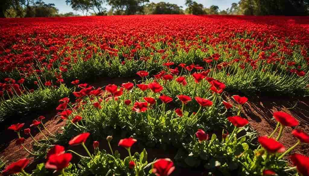 Popular Red Flowers in Paraguay