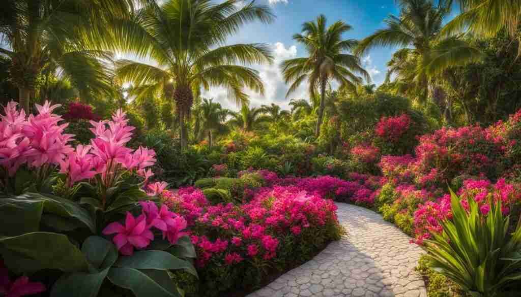 Popular pink Flowers in the Bahamas