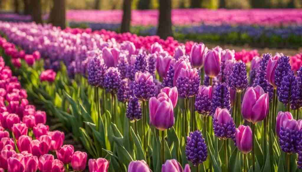 Popular pink flowers in Netherlands
