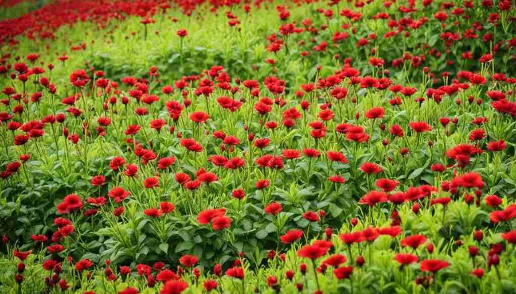 Popular red Flowers in Sao Tome and Principe