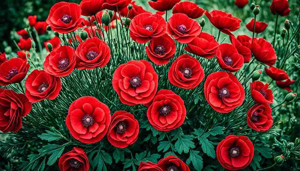Red Flower Types