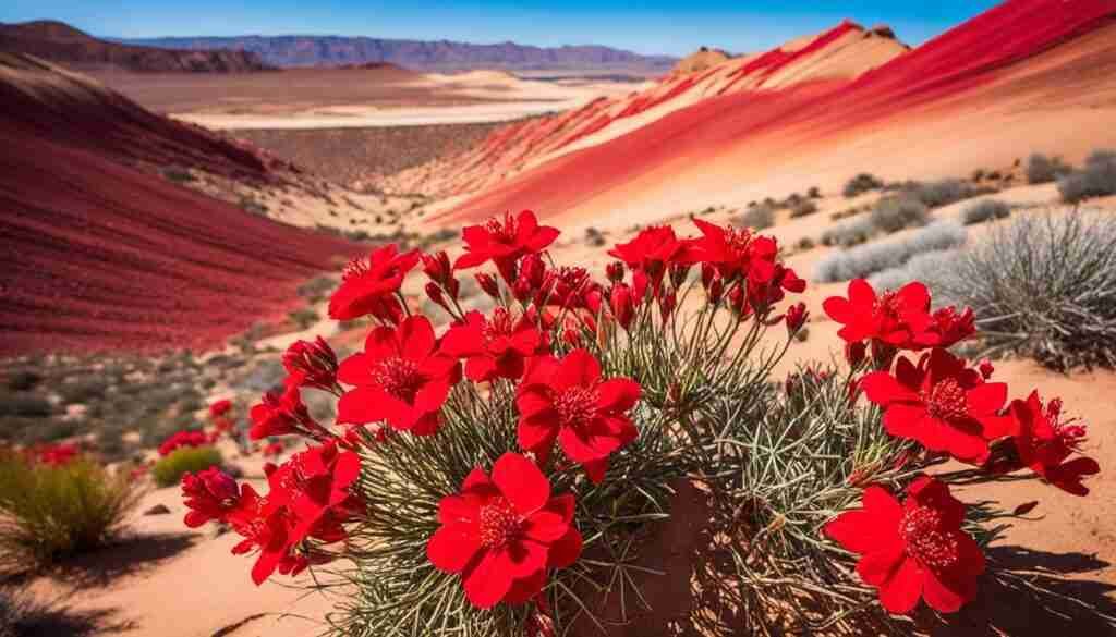 Red Flower Types in Namibia Red Flower Types in Namibia