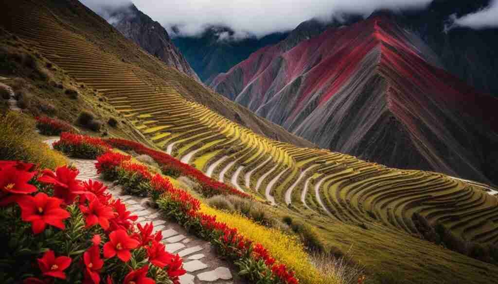 Red Flower Types in Peru