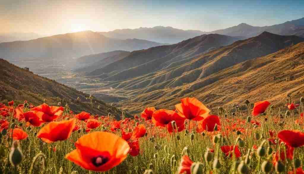 Red Flower Varieties in North Cyprus