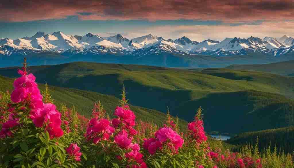 Red Flowers in Alaskan Culture