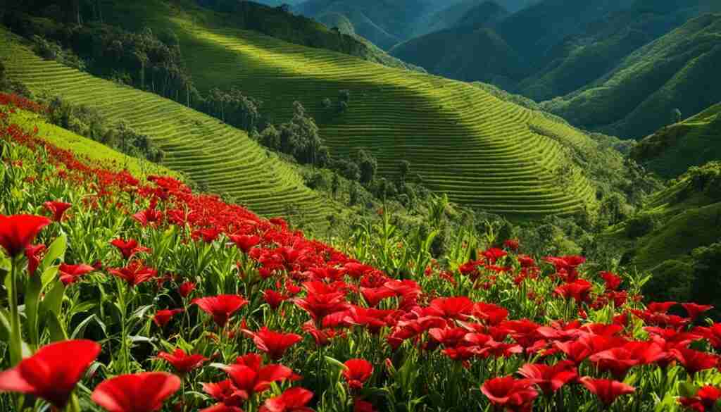 Red Flowers in Culture
