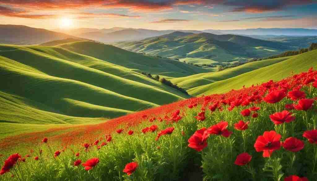 Red Flowers in Culture