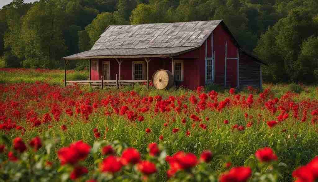 Red Flowers in Culture