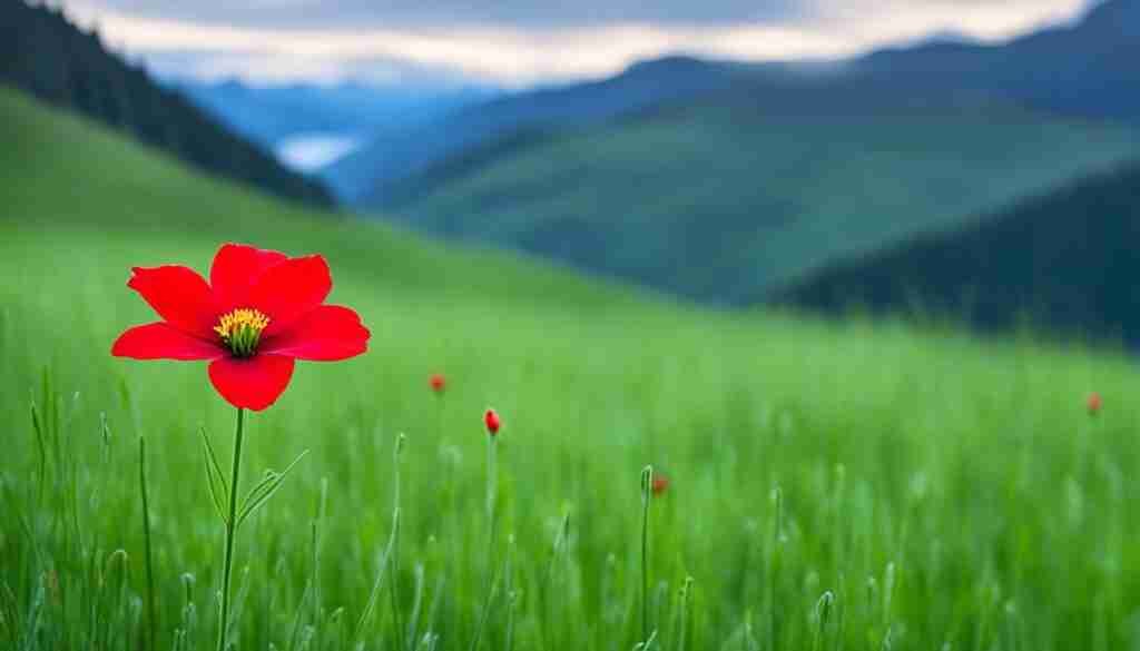 Red Flowers in Culture