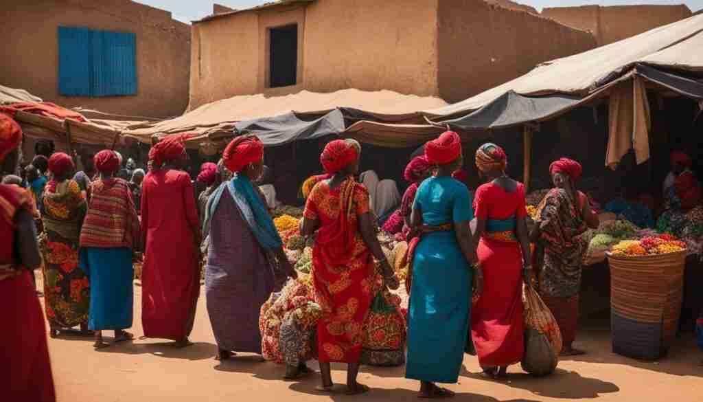 Red Flowers in Mali Culture