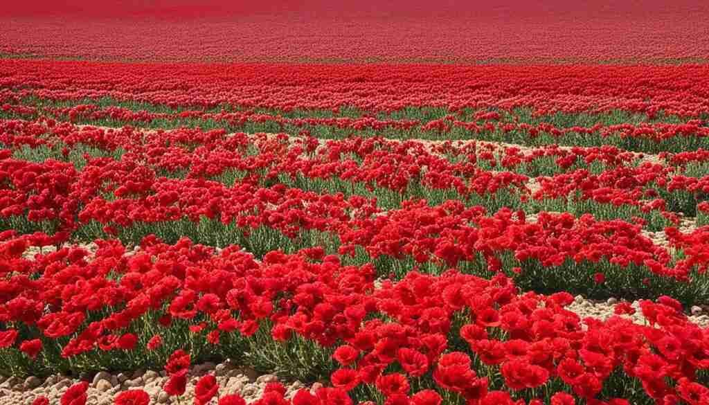 Red Flowers in Oman Red Flowers in Oman