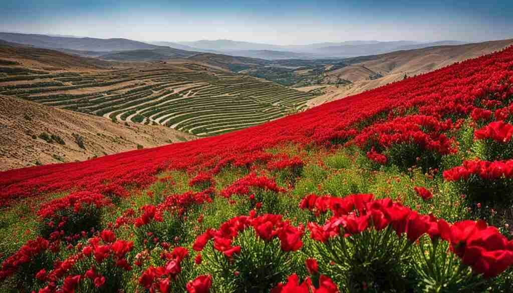 Red Flowers in Palestinian Culture and Symbolism