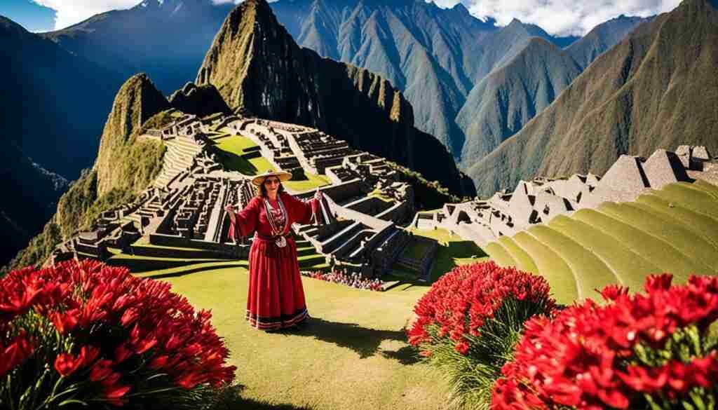 Red Flowers in Peruvian Culture