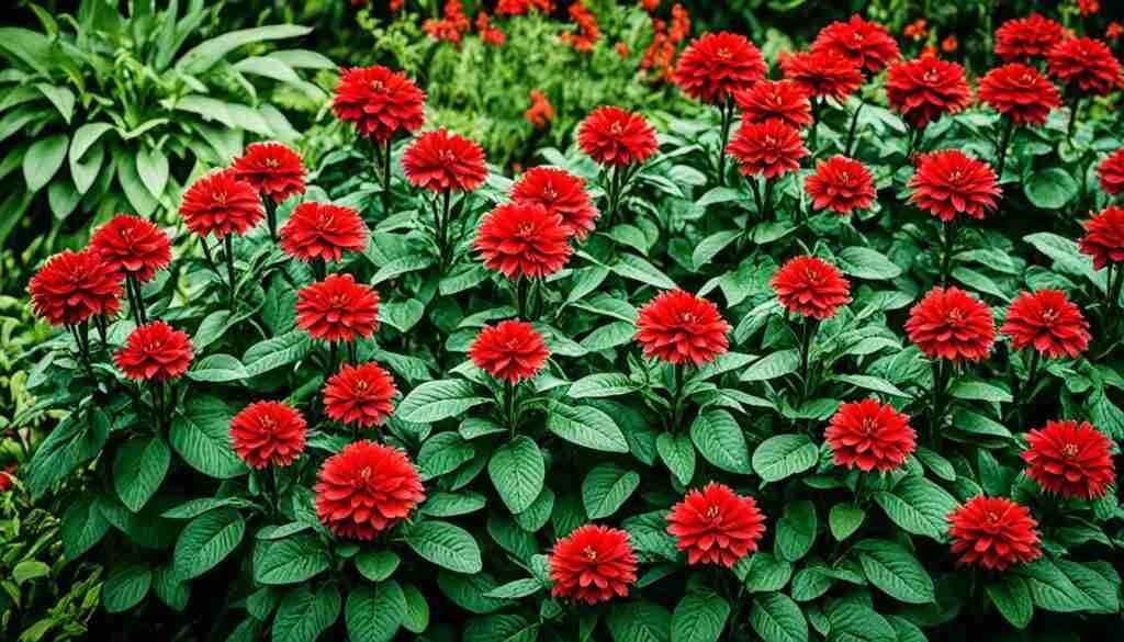Red Flowers in Rwanda