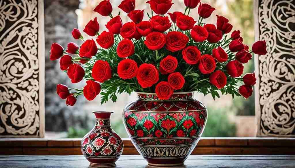 Red Flowers in Tajikistan's Culture Red Flowers in Tajikistan's Culture