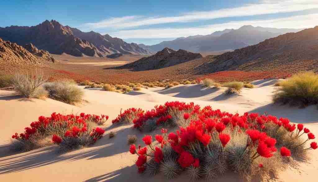 Red Flowers in Turkmenistan's Ecosystem Red Flowers in Turkmenistan's Ecosystem
