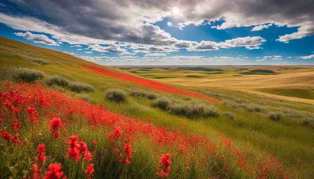 Red Wildflowers in South Dakota Red Wildflowers in South Dakota