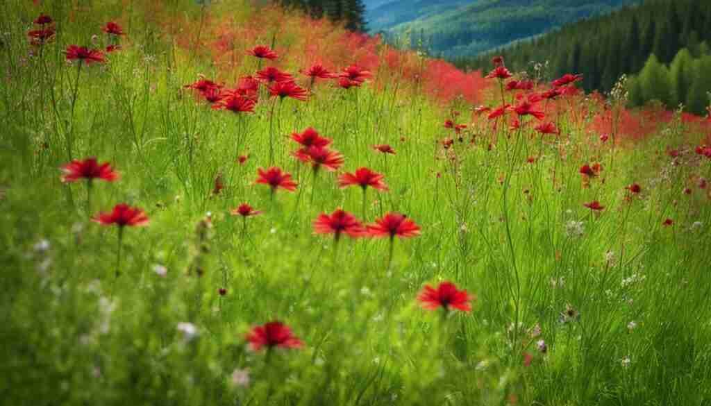 Red Wildflowers in Vermont