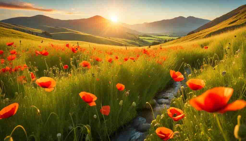 Red flower varieties in Slovakia