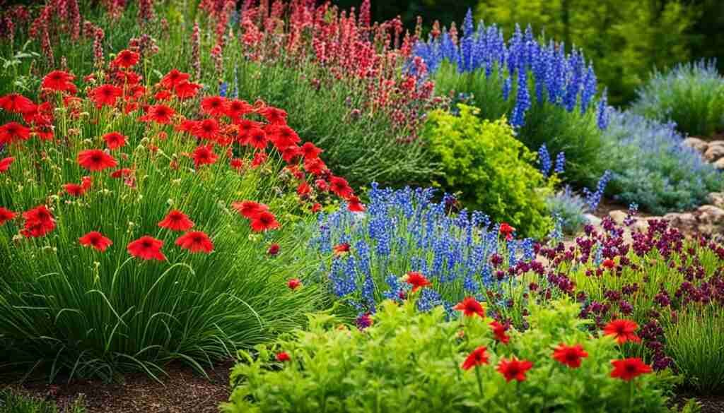 Red wildflowers in Delaware