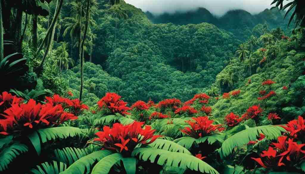Samoan red flower types Samoan red flower types