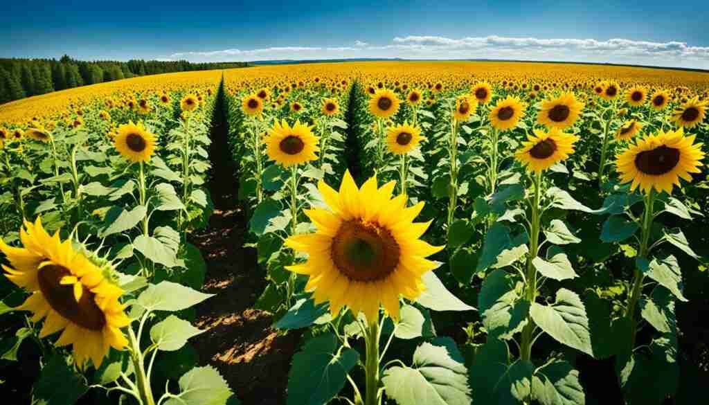 Sunflowers in Ukraine Sunflowers in Ukraine