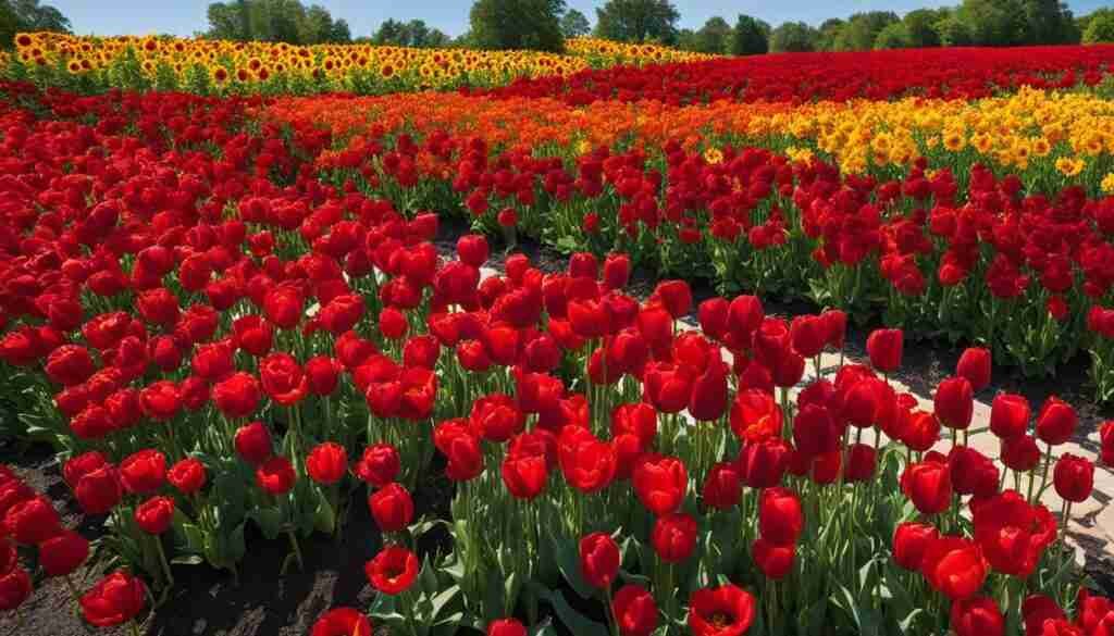 best red flowers for Arkansas gardens