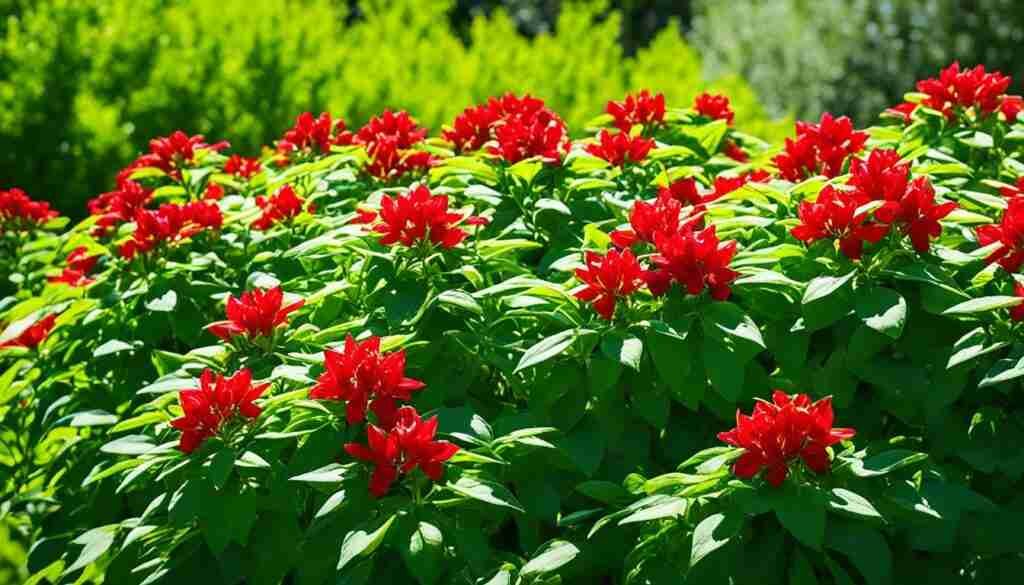 best red flowers for Nebraska gardens