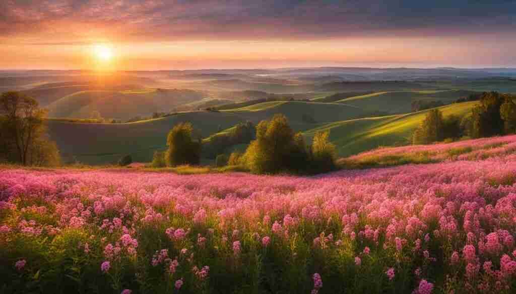pink flower varieties in Lithuania