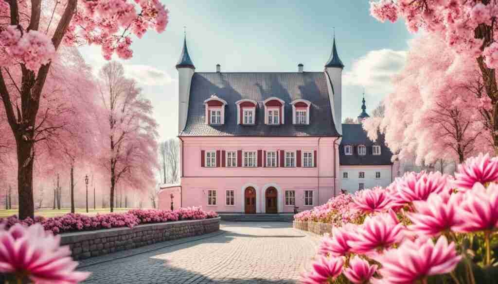 pink flowers in culture