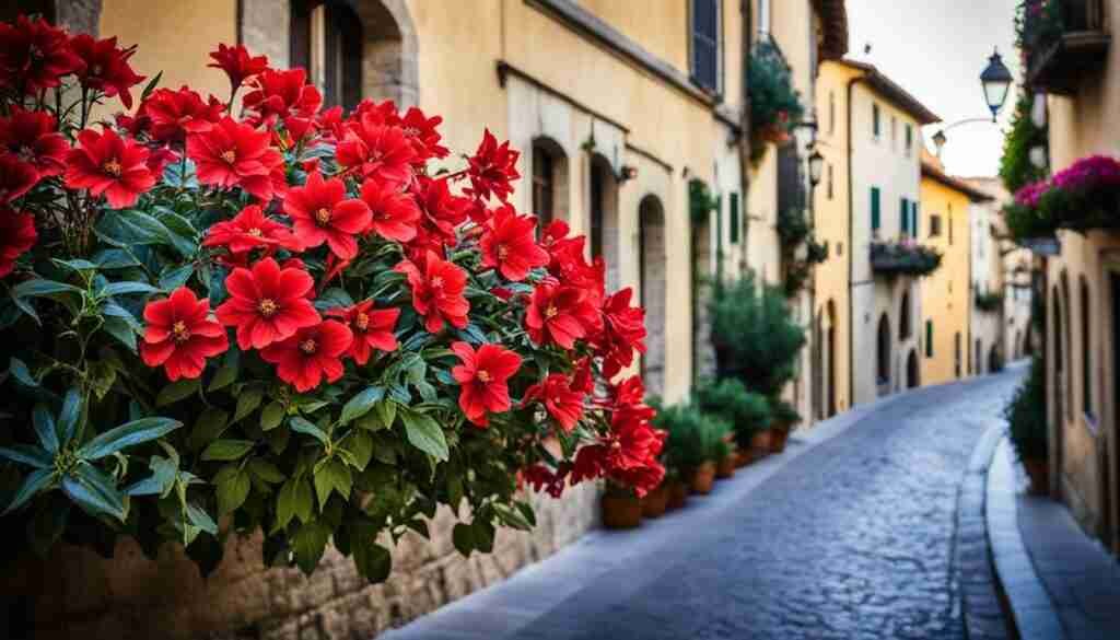popular red flowers San Marino