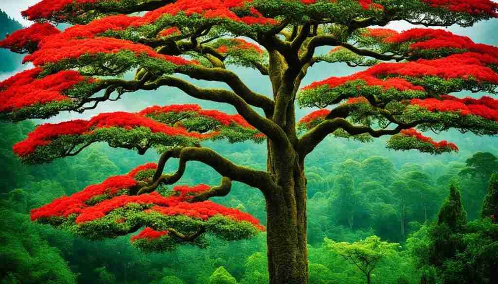 red flower types Timor-Leste