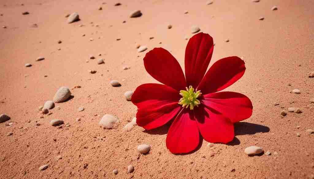red flower types in Mauritania