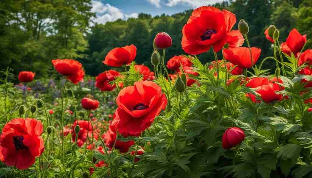 red garden flowers in West Virginia red garden flowers in West Virginia